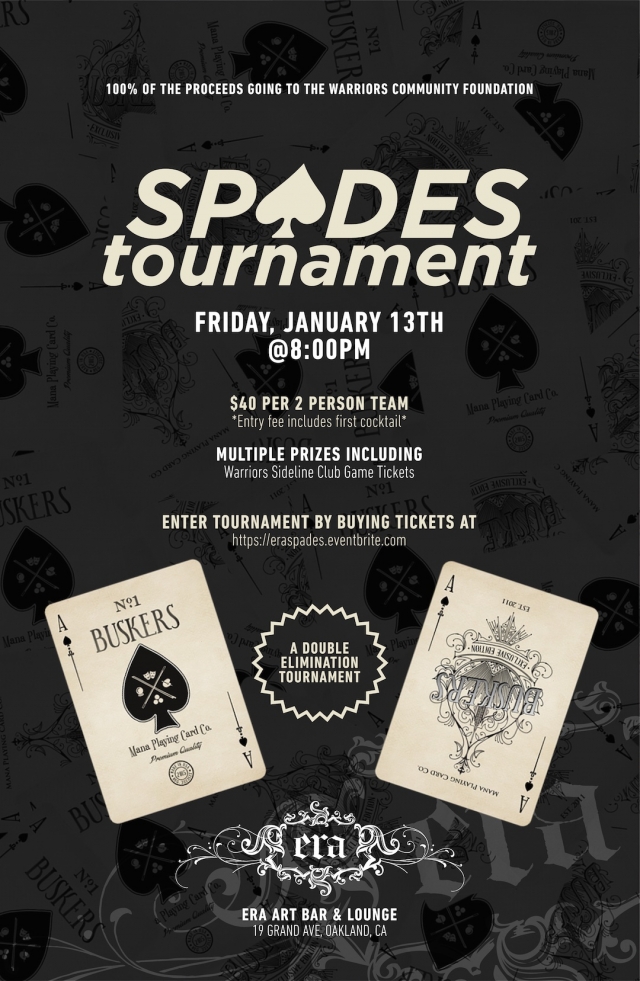Spades Tournament Flyer Template